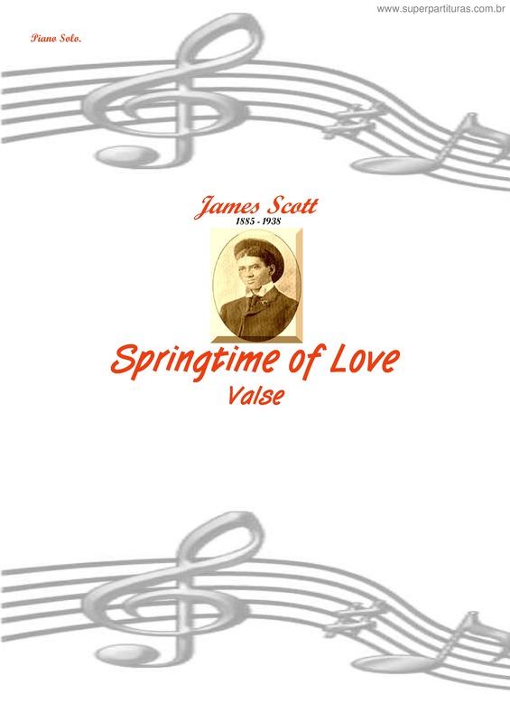 Partitura da música Springtime of Love