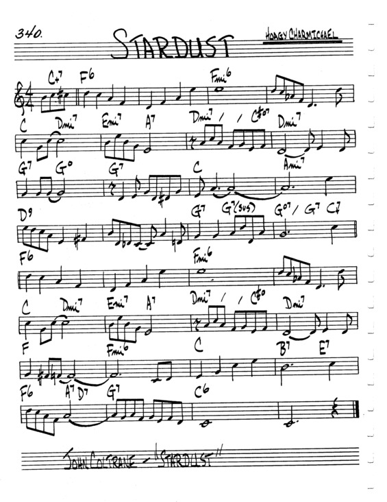 Partitura da música Stardust v.4