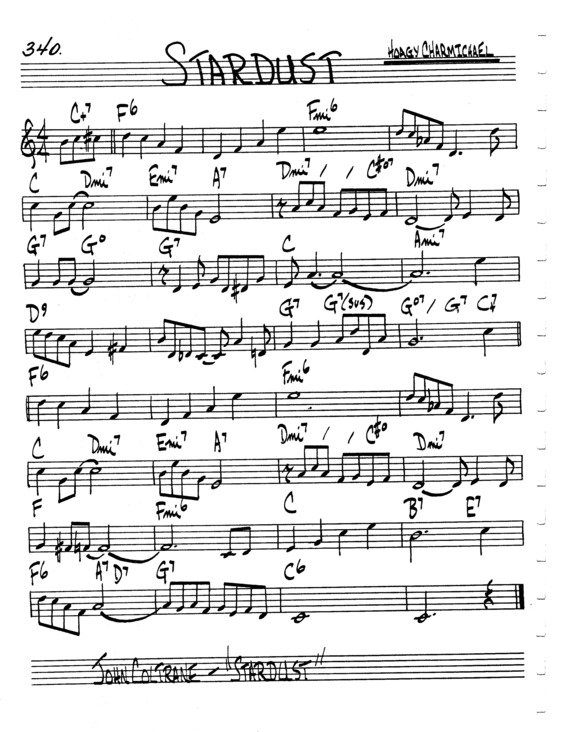 Partitura da música Stardust v.4