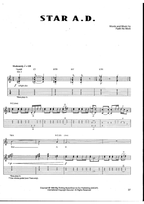 Partitura da música Start A.D.