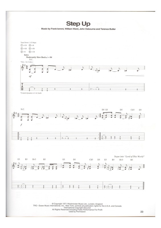 Partitura da música Step Up