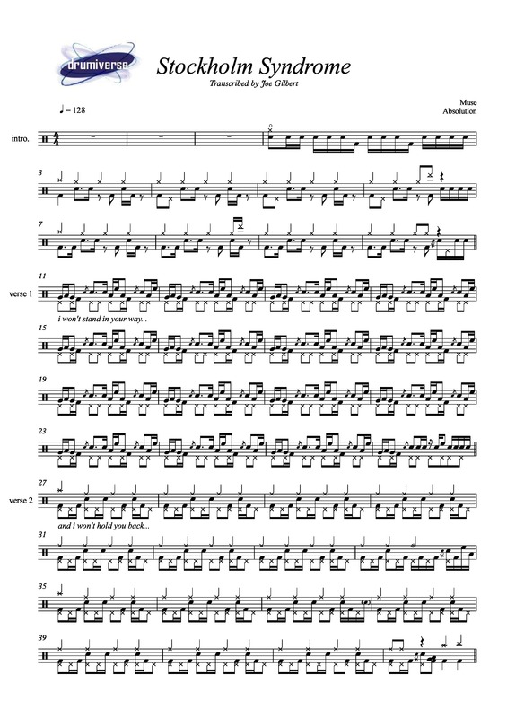 Partitura da música Stockholm Syndrome