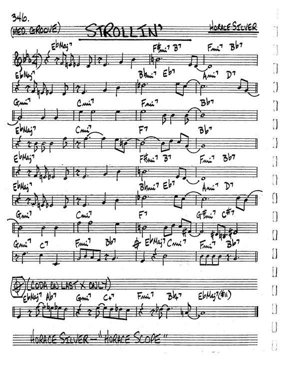 Partitura da música Strollin v.7