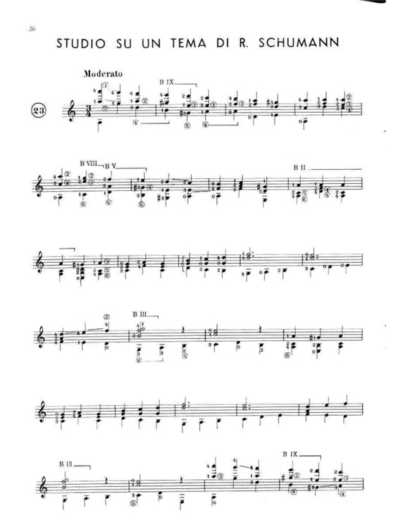 Partitura da música Studio Su Un Tema Di Schumann