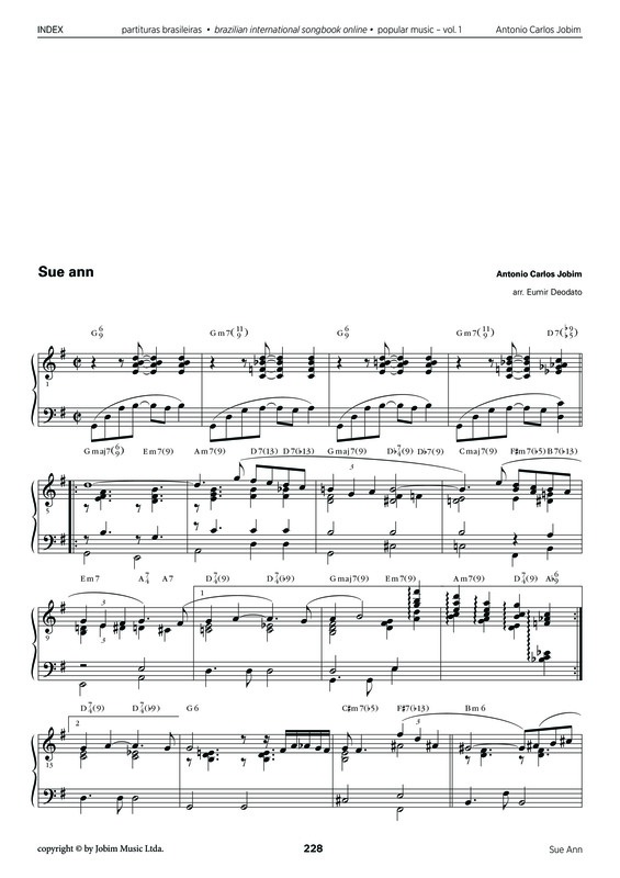Partitura da música Sue Ann