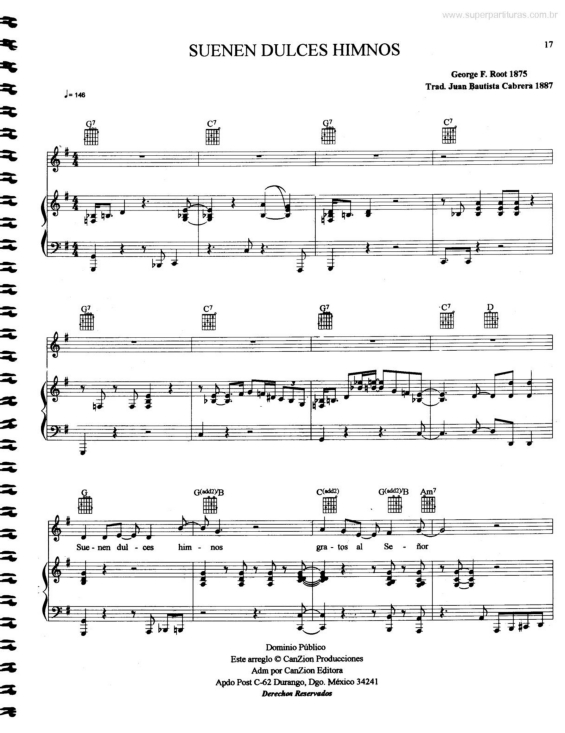 Partitura da música Suenen Dulces Himnos