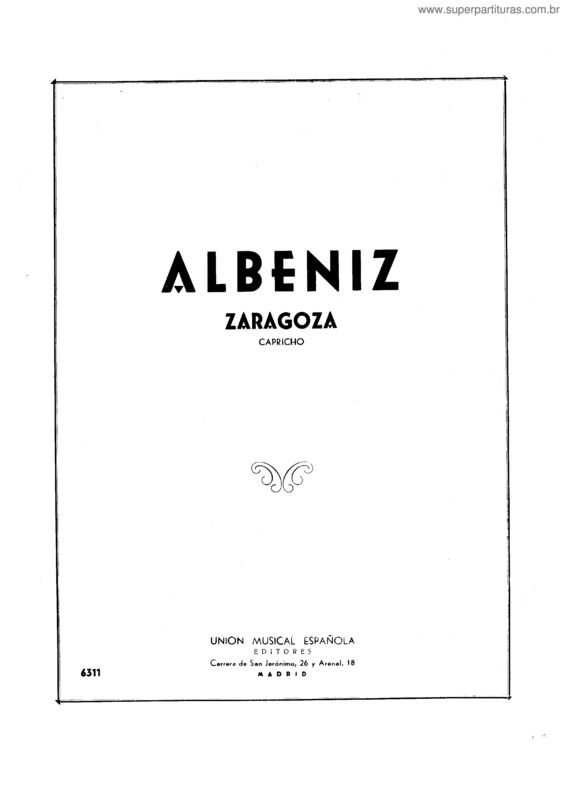 Partitura da música Suite Española No. 2 v.2