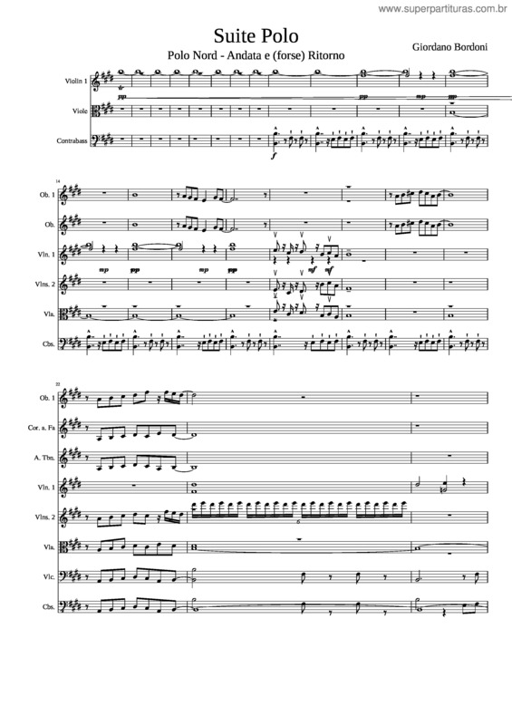 Partitura da música Suite Polo 18 11 2017