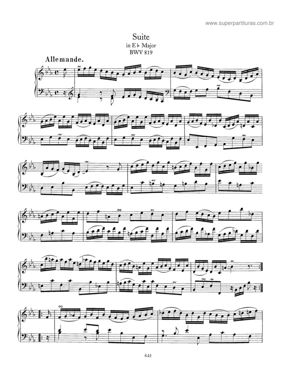 Partitura da música Suite v.2