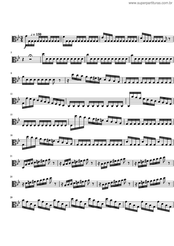 Partitura da música Summer Vivaldi – Presto