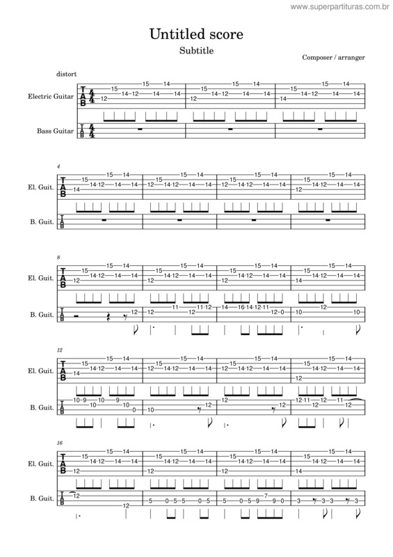 Partitura da música Sweet Child O` Mine  – Guns N` Roses Sweet Child 0 Mine
