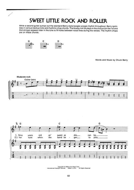 Partitura da música Sweet Little Rock And Roller