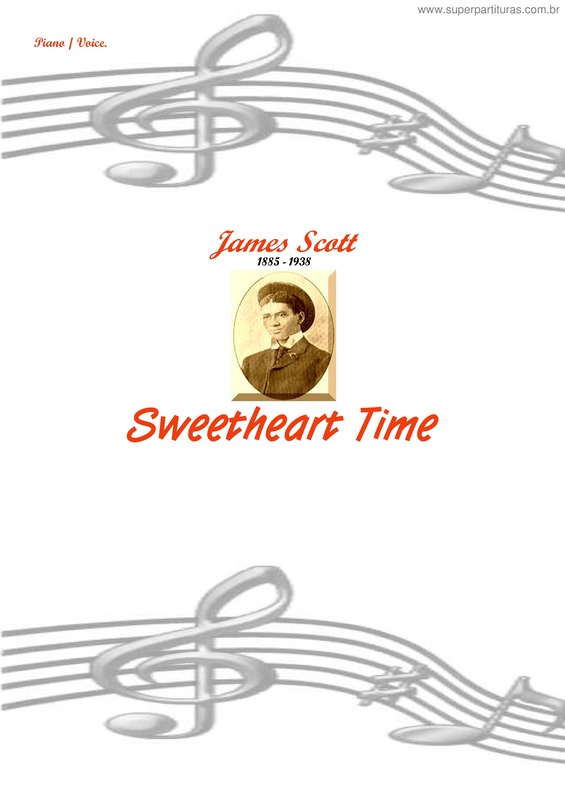 Partitura da música Sweetheart Time