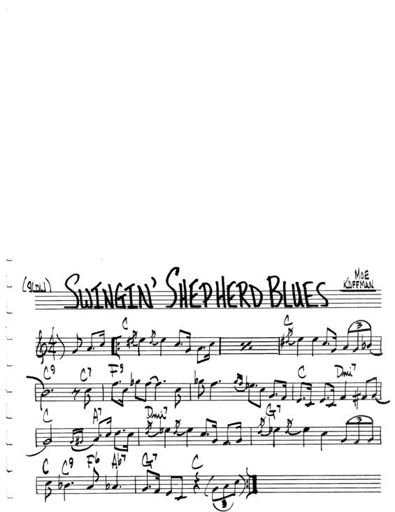 Partitura da música Swingin Shepherd Blues v.4