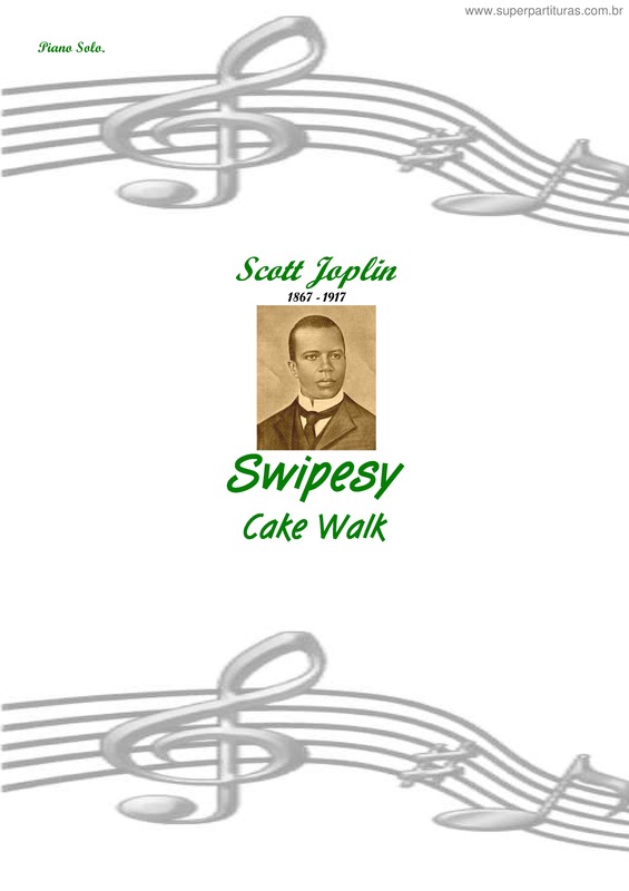 Partitura da música Swipesy Cakewalk