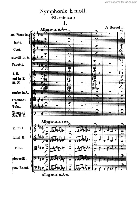 Partitura da música Symphony No. 2 v.9