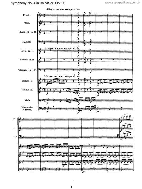 Partitura da música Symphony No. 4 v.5