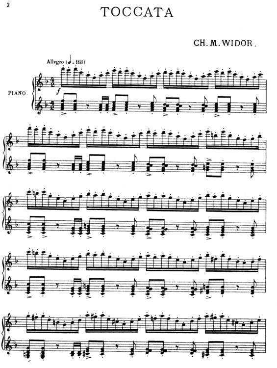 Partitura da música Symphony No. 5