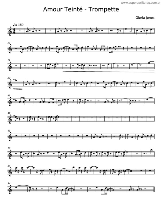 Partitura da música Tainted Love – Gloria Jones v.4