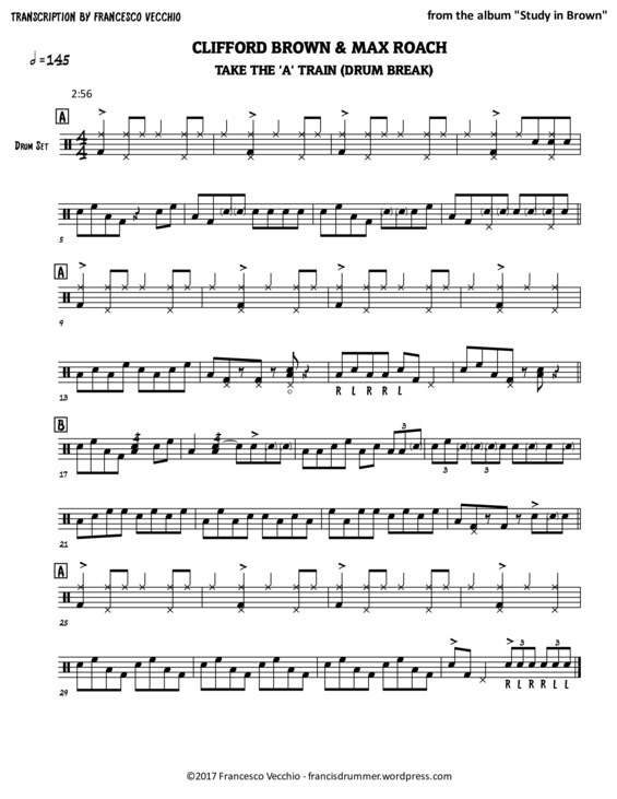 Partitura da música Take The A Train