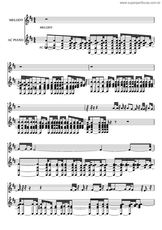 Partitura da música Tanta Voglia Di Lei Pooh