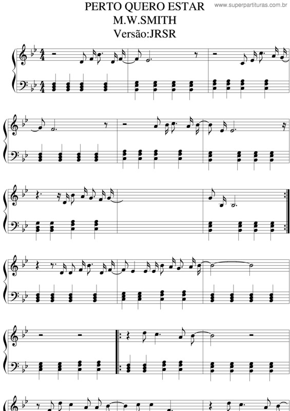 Partitura da música Te Louvarei v.3