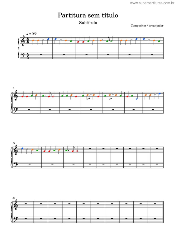 Partitura da música Tema Da 9ª Sinfonia
