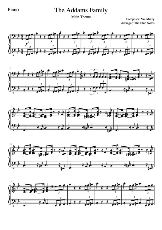 Partitura da música Tema v.3