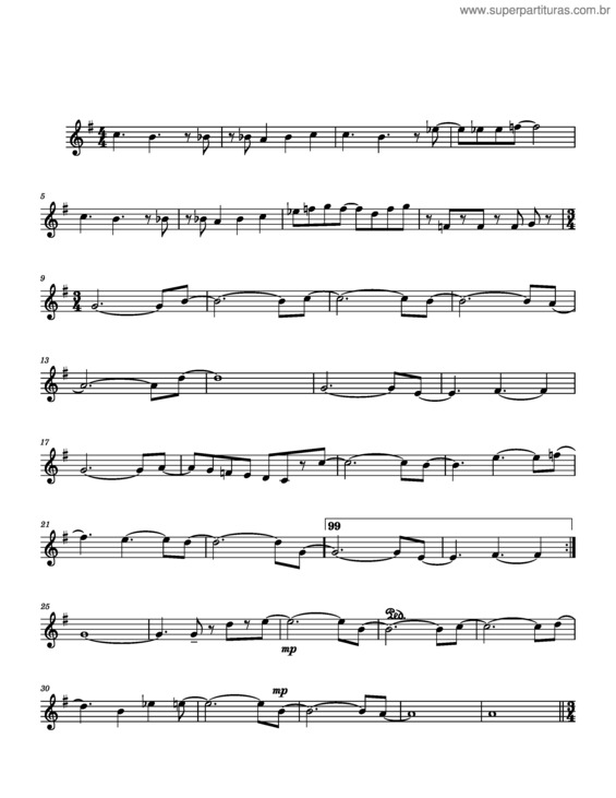 Partitura da música Tempo De Festa – Diante Do Trono Tempo De Festa Sax Alto