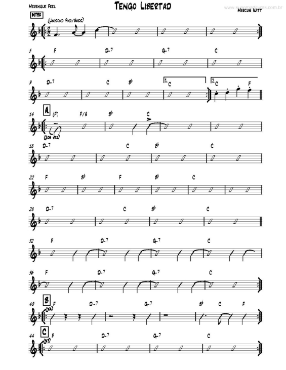 Partitura da música Tengo Libertad v.5