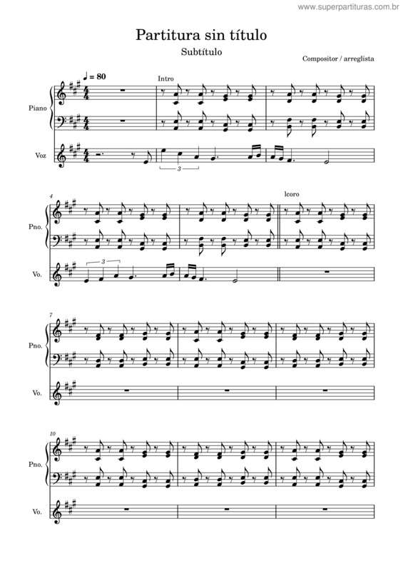Partitura da música Teoria Tarea