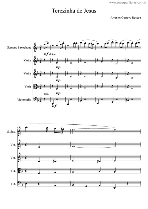 Partitura da música Terezinha De Jesus v.7