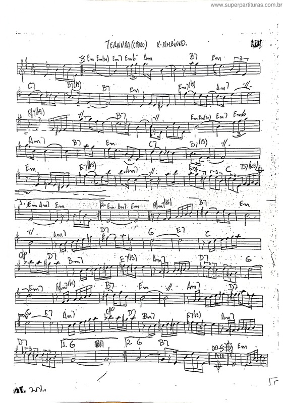 Partitura da música Ternura v.20