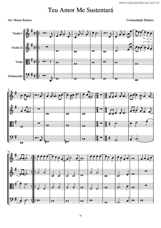 Partitura da música Teu_Amor_Me_Susterá