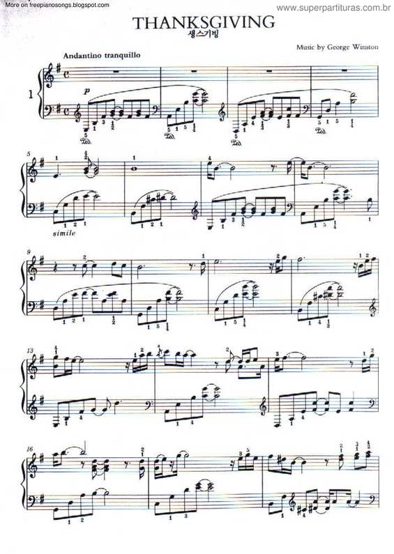 Partitura da música Thanksgiving.PDF