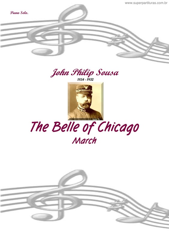 Partitura da música The Belle of Chicago