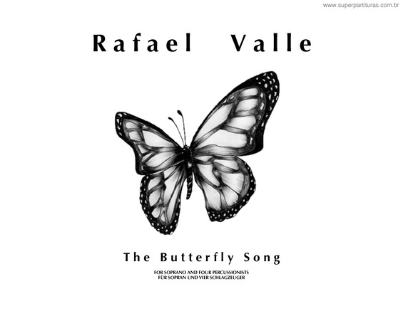 Partitura da música The Butterfly Song