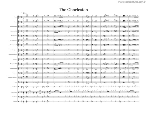 Partitura da música The Charleston – Ehs
