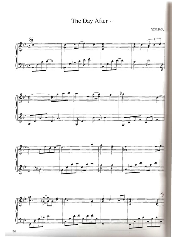 Partitura da música The Day After