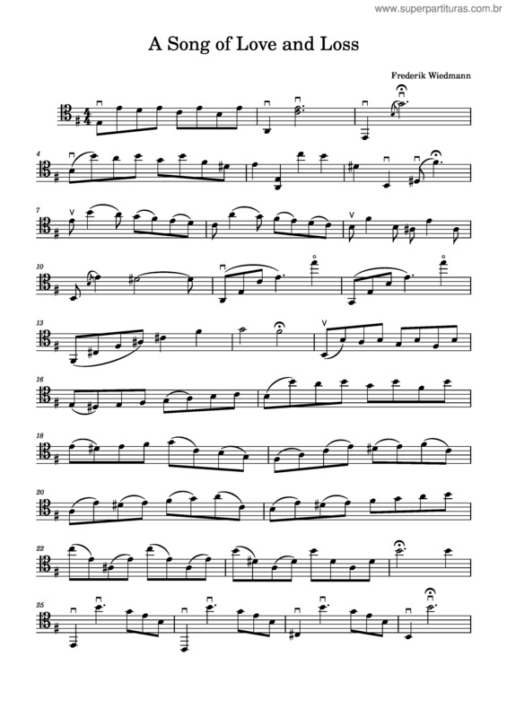 Partitura da música The Dragon Prince – A Song Of Love And Loss