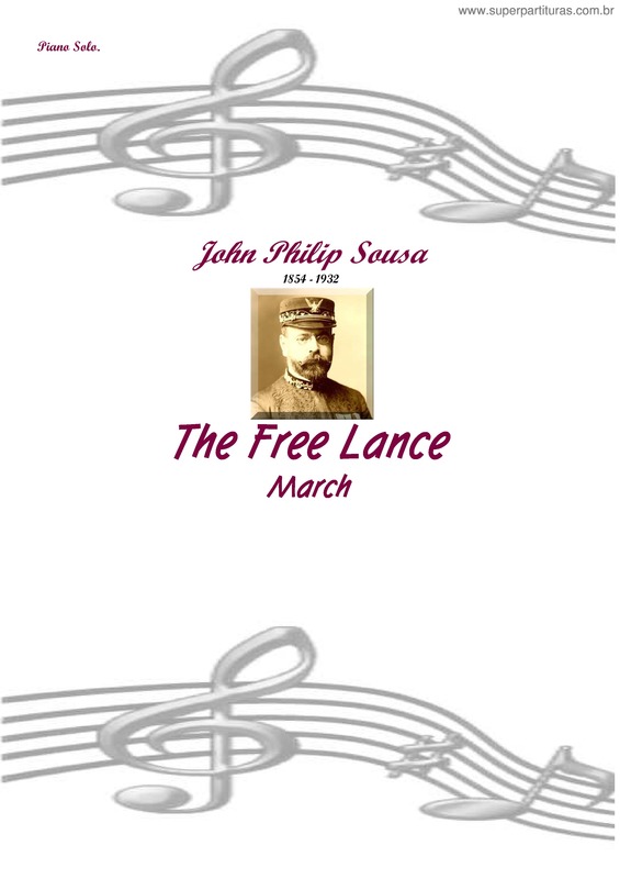 Partitura da música The Free Lance