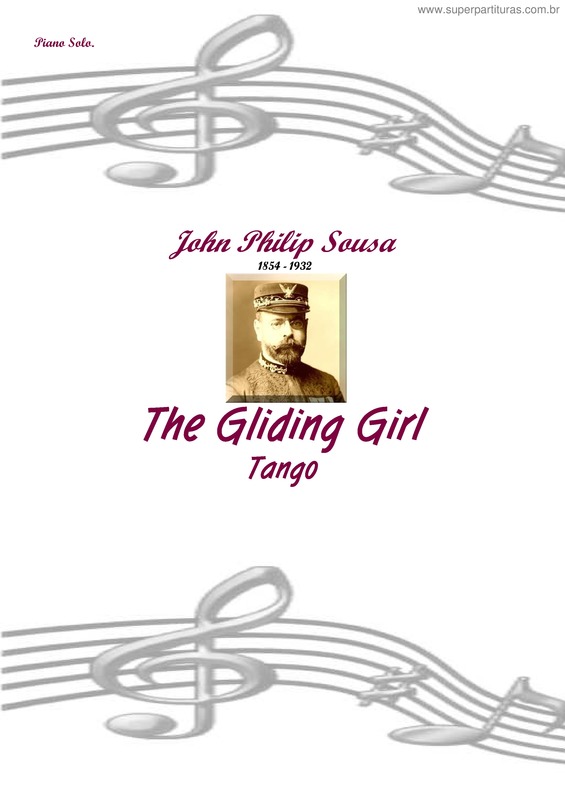 Partitura da música The Gliding Girl
