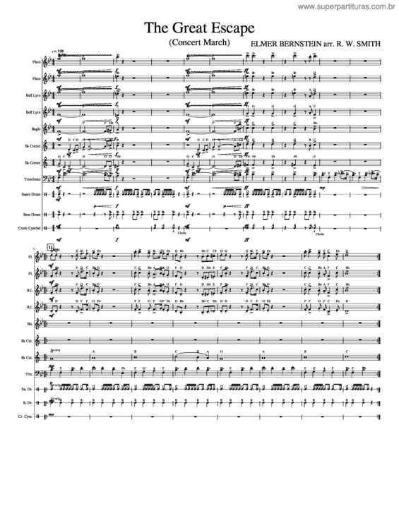 Partitura da música The Great Escape v.14