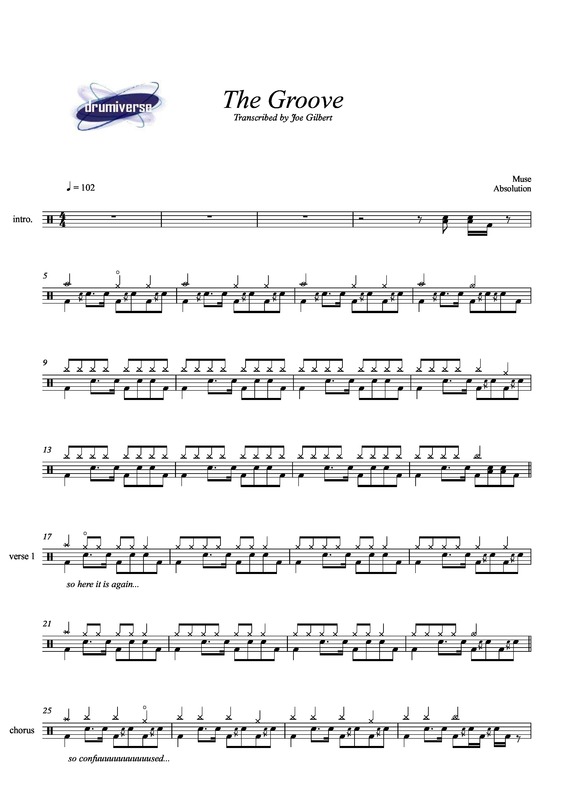 Partitura da música The Groove