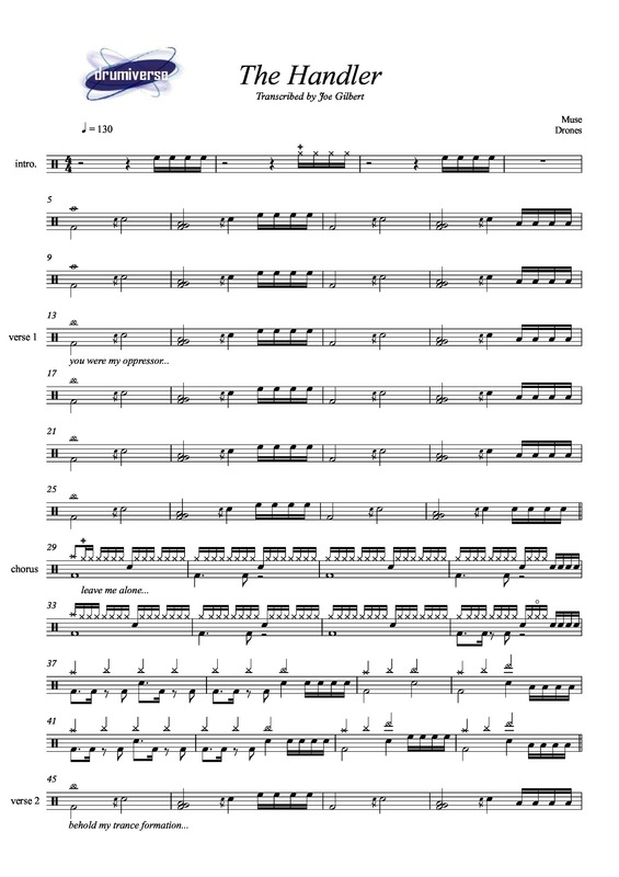 Partitura da música The Handler