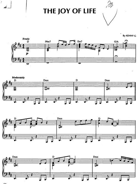 Partitura da música The Joy Of Life v.3