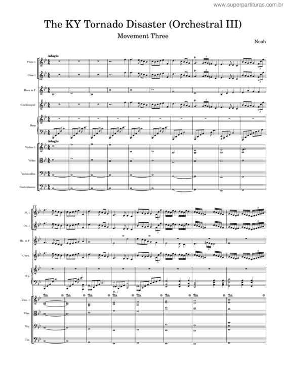 Partitura da música The Ky Tornado Disaster v.6