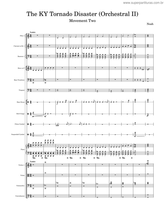 Partitura da música The Ky Tornado Disaster
