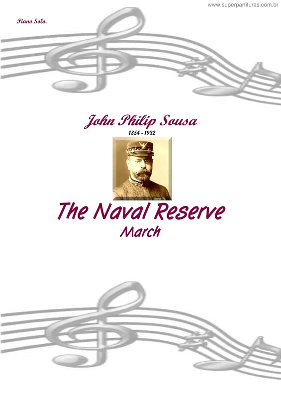 Partitura da música The Naval Reserve