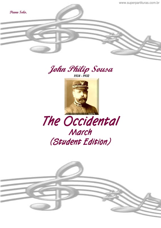 Partitura da música The Occidental v.2